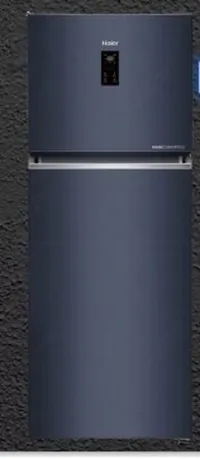 Haier Double Door Refrigerator 328 Litres 2 Star Inverter HRF-3782BLGK-P Graphite Black