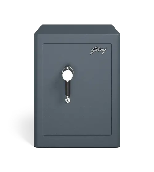 Godrej Locker Key Lock 100 lit. Rhino Regal Grey/Brown