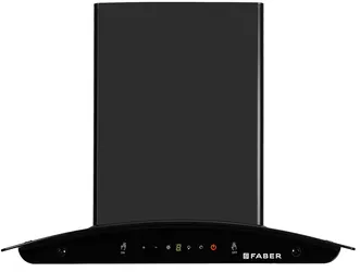 Faber Wall Mounted Chimney 60 cm 1500 m3/hr BLDC Motor MYSTIC HC SC FL BK IN