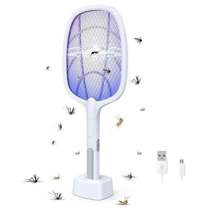 Hi-Bro Insects Killer with UV Light Lamp Mosquito Bat white