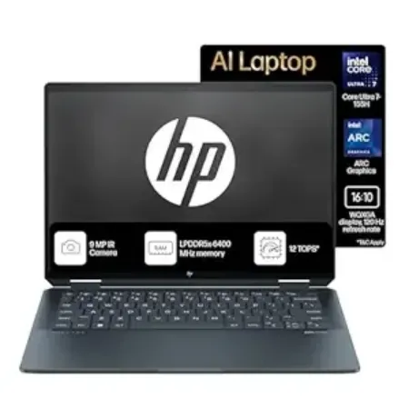 HP Convertible Laptop Intel Evo Core Ultra 7155H,16GB LPDDR5X 1TB SSD Intel Evo Ultra 7155H,16GB LPDD Win 11 MSO 21 HP Spectre x360 16 Spectre x360 16-aa0015TU Nightfall Black