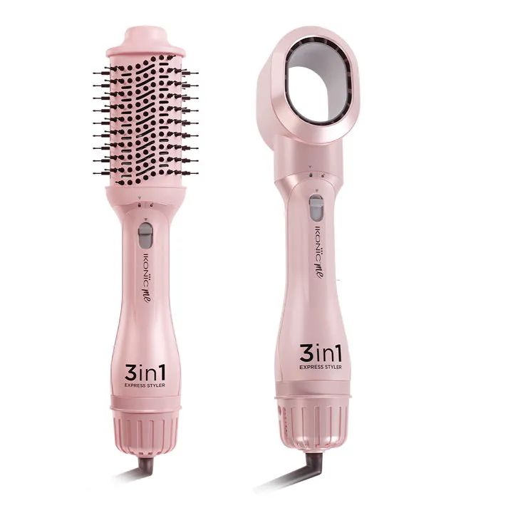 Ikonic Hair Multi Styler 3 IN 1 Express Styler Ikonic Me Pink