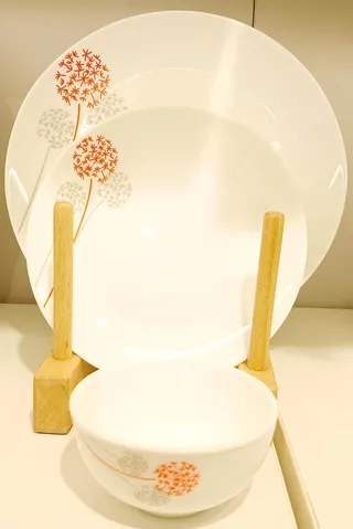 Sanjeev Kapoor Dinner Set Opalware 33 Pcs Corelle Shape SKB2333