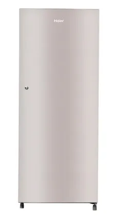 Haier Single Door Refrigerator 215 Litres 3 Star HRD-2353BNS-P Nickle Steel