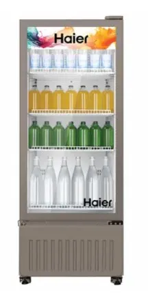 Haier Display Cooler 285 Litres 5 Star Glass Door HVC-305GT5