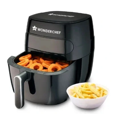 Wonderchef Air Fryer 6 Litre 1350Watts Swift Digital with Window 63154963 Black