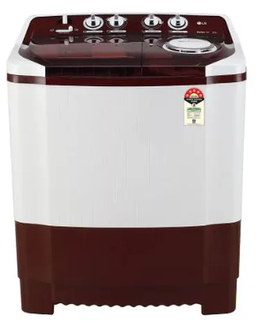 LG Semi Automatic Washing Machine 8.0 Kg 5 Star P8035SRAZA.ABGQEIL Burgundy