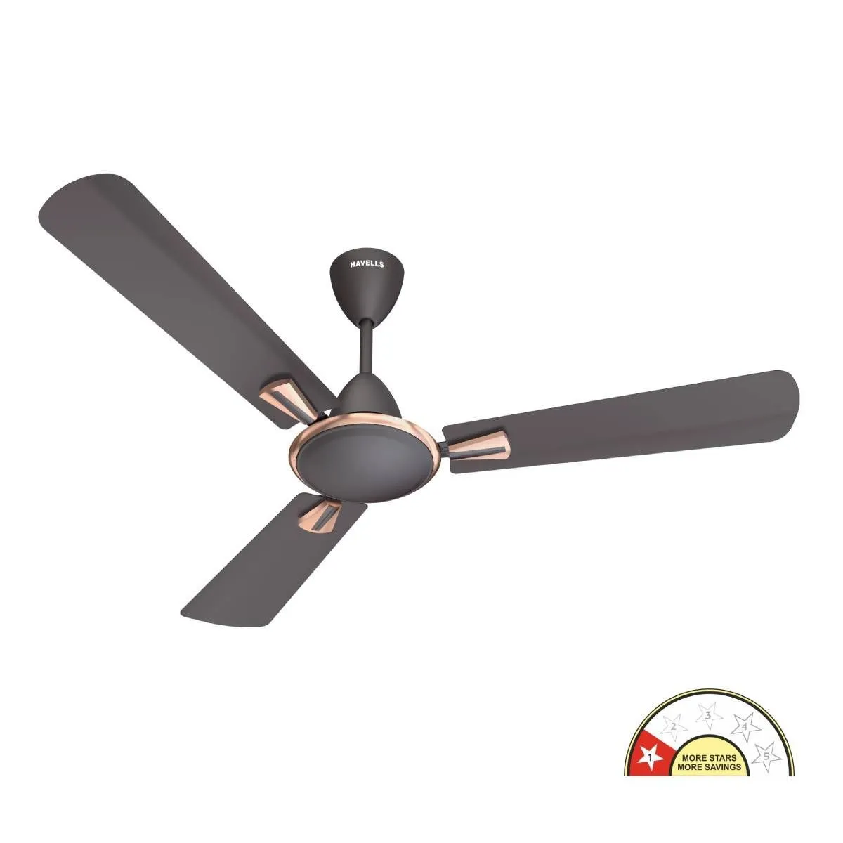Havells Celling Fan 1200mm 1 Star Quick Air Decorative Smoke Brown