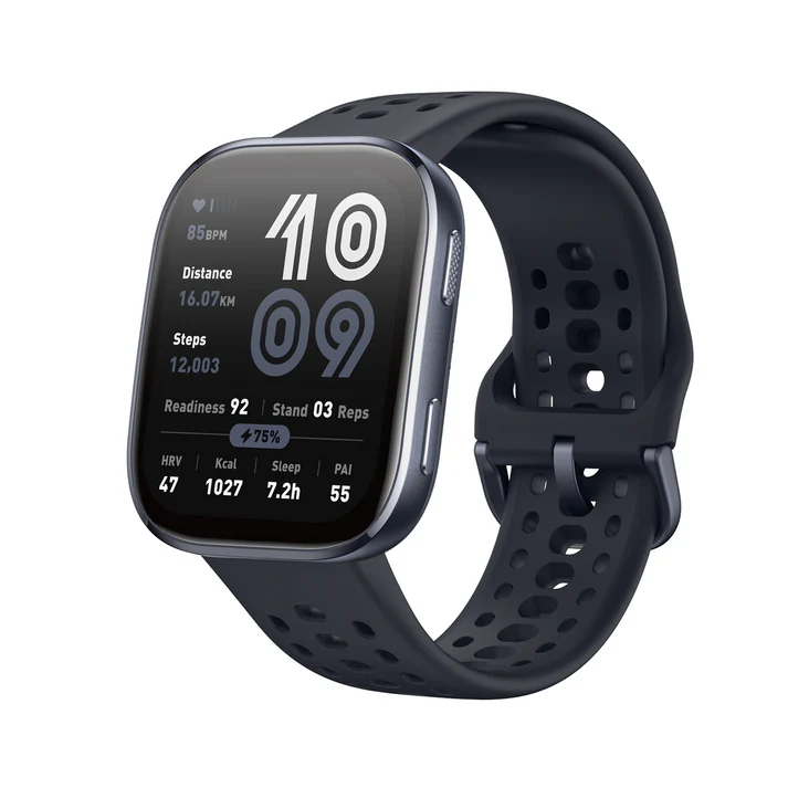 Amazfit Smart Watch 1.95 Amoled Display BIP 6 Black