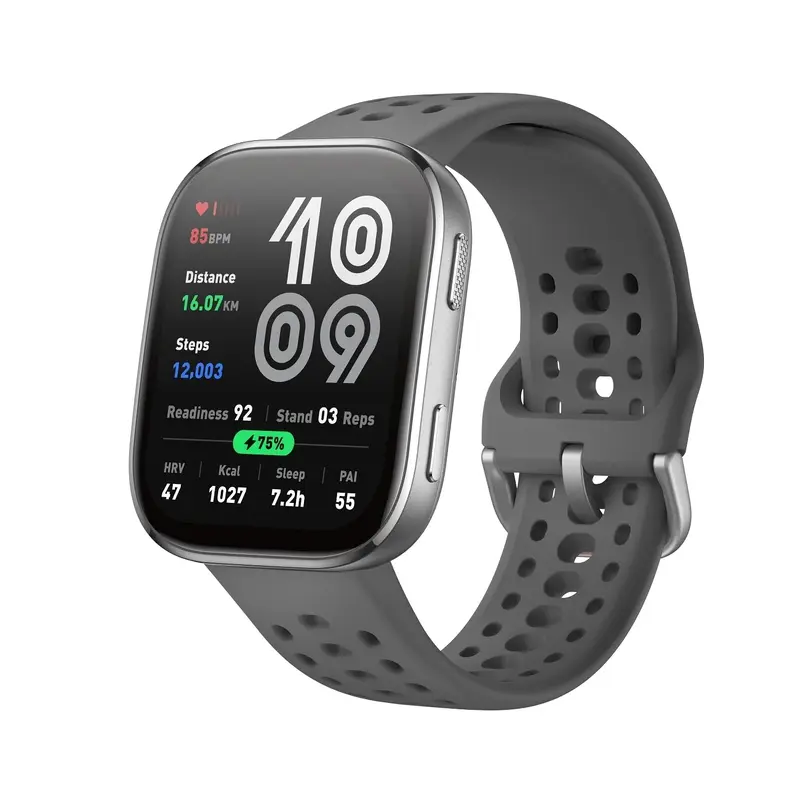 Amazfit Smart Watch 1.95 Amoled display BIP 6 Charcoal