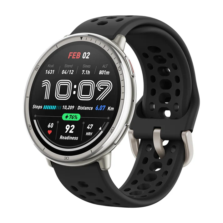 Amazfit Smart Watch 1.32 AMOLED Display Active 2 Standred Black