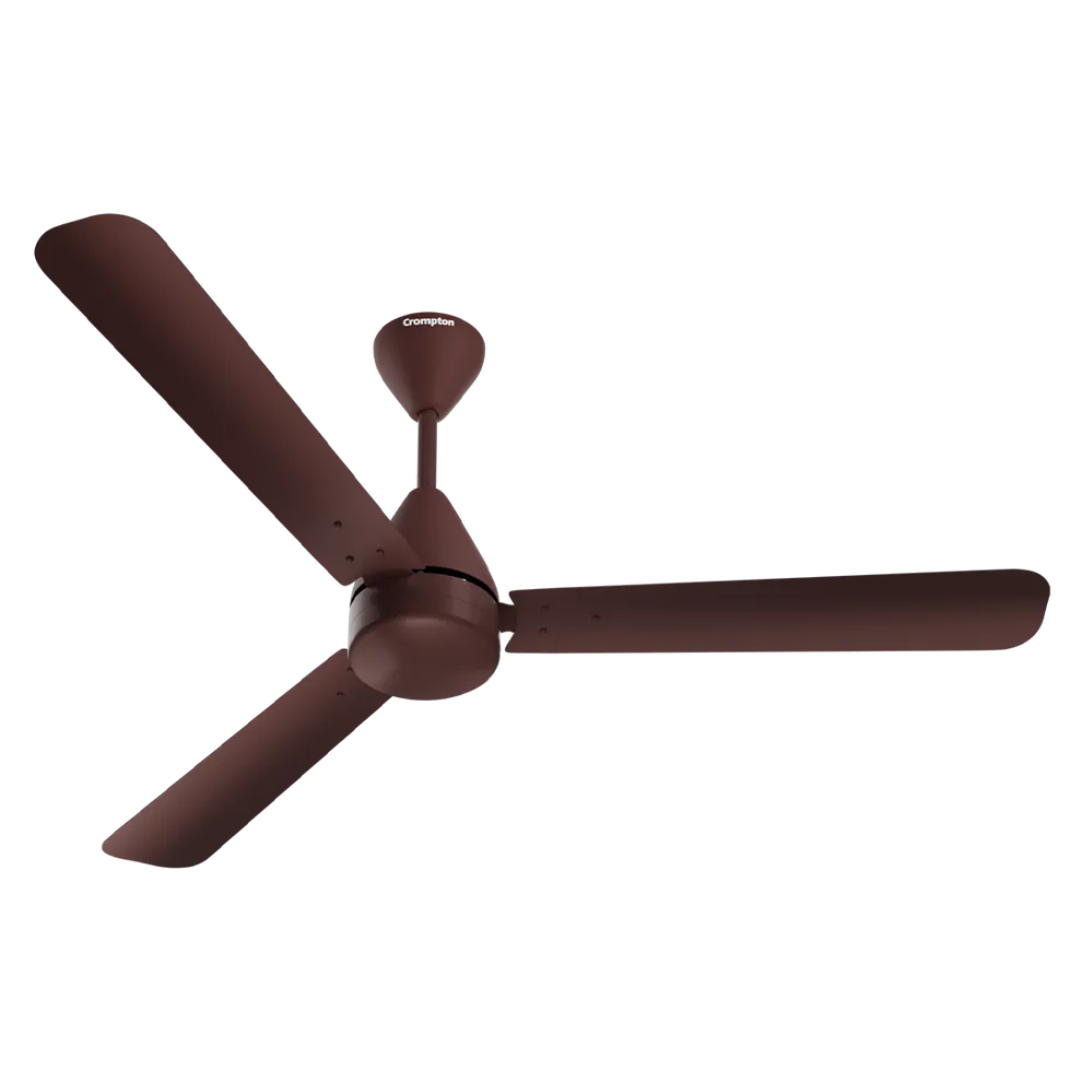 Crompton Celling Fan 1200mm 5 Star Energion Cookie HS Energy Efficient BLDC Fan with Remote Brown