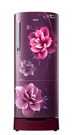 Samsung Single Door Refrigerator 183 Litres 3 Star Inverter RR20C1823CR Camellia Purple