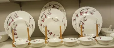 Dinner Set Opalware 33 Pcs CCREW HASTI WH-33-412