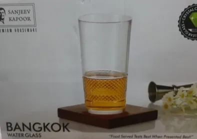Sanjeev Kapoor Tumbler (Glass) Set 290 ml 6 Pcs Bangkok SKB3774