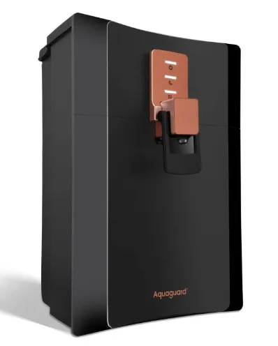 Eureka Forbes Water Purifier RO 5 Litre Aquaguard Enrich Superio RO+UV+SS 2X Black & Metallic Copper