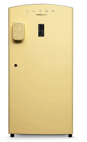Lloyd Single Door Refrigerator 195 Litres 5 Star GLDF215SPYA4LC Pastel Yellow