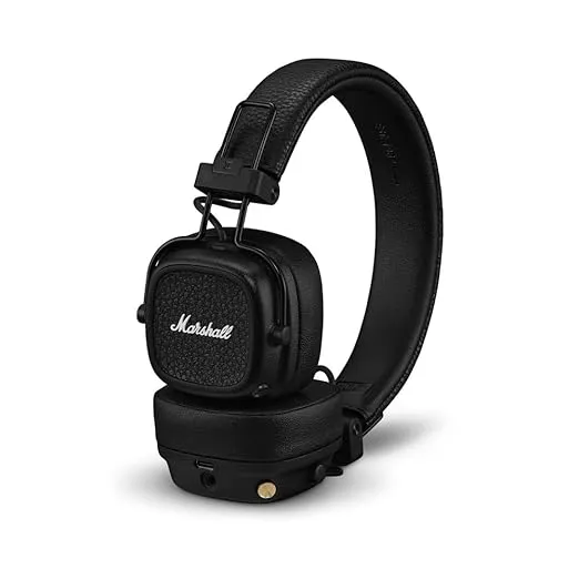 Marshall Wireless On-Ear Phone Major V MS-MAJ4BT Black