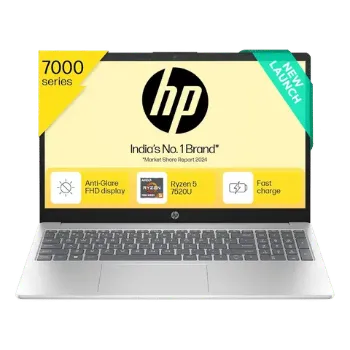 HP Thin & Light Laptop Ryzen 5 7530U 16GBRAM 512GB SSD WINDOS 11 MSO 2024 15 fc0389AU SILVER