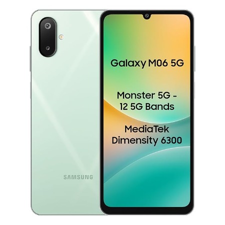 Samsung Android Smartphone M06 5G (4 GB RAM, 64GB Storage/ROM) M066BD Sage Green