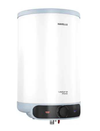 Havells Electrical Water Heater 15 Liters 5 Star Velora Prime White Blue