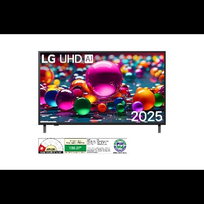LG 4K Ultra HD TV 109 cm (43 inches) 43UA83006LA Black