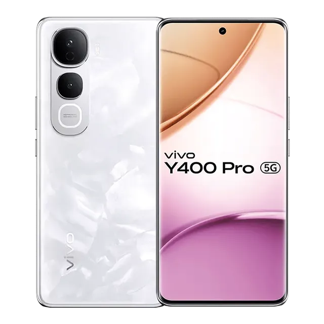 Vivo Android Smartphone Y400 Pro 5G (8GB RAM, 256GB Storage/ROM) V2439 Freestyle White