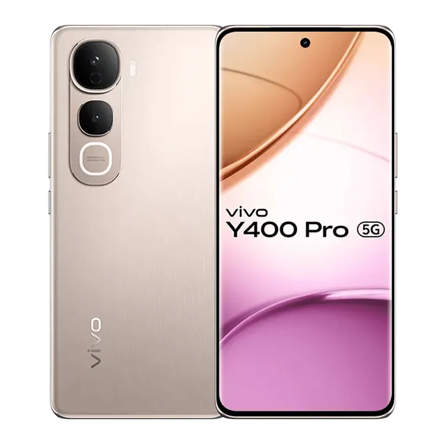 Vivo Android Smartphone Y400 Pro 5G (8GB RAM, 256GB Storage/ROM) V2439 Fest Gold