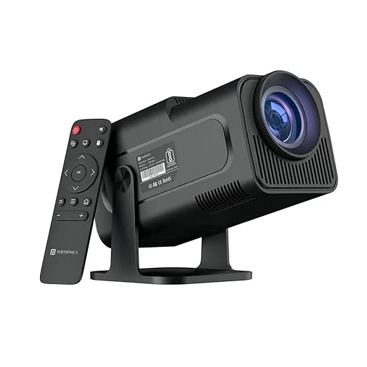 Portronics Projector Smart LED Projector POR 2545 Beem 470 Black