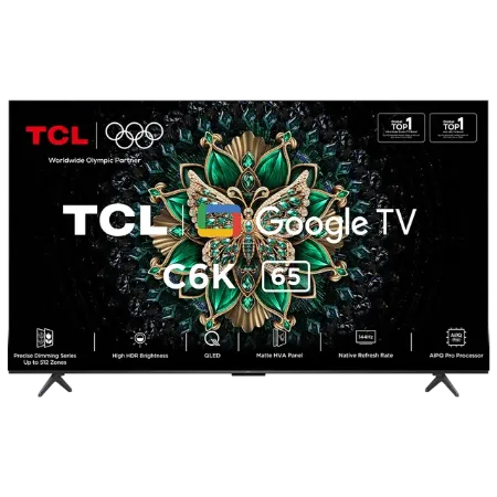 TCL QLED TV 163 cm (65 inches) Android QD-MiniLED 65C6KS Black