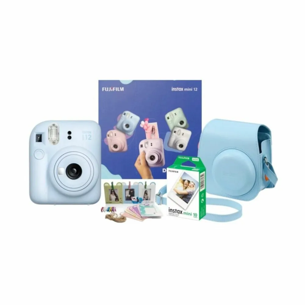 Fujifilm Instax Digital Camera 10 shots Mini 12 Delight Box Blue/Green