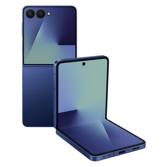 Samsung Android Smartphone Galaxy Z Flip 7 5G (12GB RAM, 512GB Storage/ROM) F766BE Blue Shadow