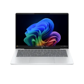 HP Thin & Light Laptop Snapdragon X X1-26-100 16 GB LPDDR5x-8448 1 TB WINDOS 11 MSO HP OMNIBOOK 5 NGAI HP Omni Book 5 NGAI 14-he0015QU Glacier silver aluminum