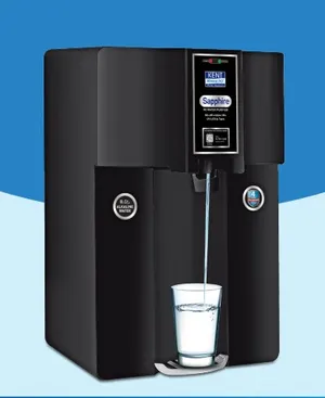 Kent Water Purifier RO 8 litre RO+UF+Inline UV+Alkaline TDS Control + UV in Tank Sapphire 11165B Black