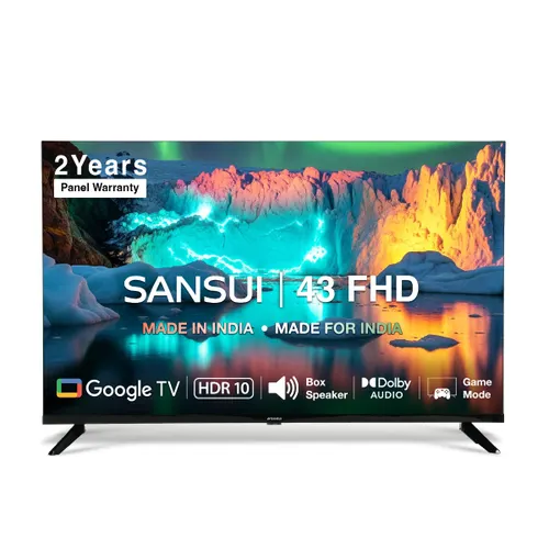 Sansui Full HD LED TV 109 cm (43 inches) Android JSW43FHG5 Black
