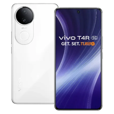 Vivo Android Smartphone T4R 5G (12GB RAM,256GB Storage/ROM) V2518 Arctic White