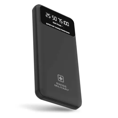 Swiss Military Power Bank 10000 mAh 2 USB Port Electra 10k