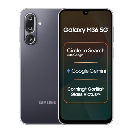 Samsung Android Smartphone Galaxy M36 5G (8GB RAM, 128GB Storage) M366BD Black