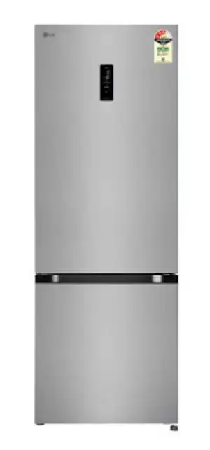 LG Bottom Freezer Refrigerator 340 Litres convertible 3 Star Inverter Wi-Fi GL-B382DPZX Shiny Steel