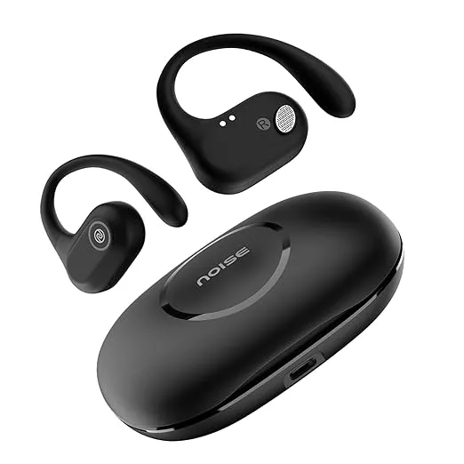 Noise Wireless Open-Ear Phone 80H Playtime ENC Pure Pods Power Black