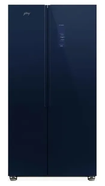 Godrej Side By Side Refrigerator 600 Litres 3 Star RS EONVELVET 646C RIT SM BL Storm Blue