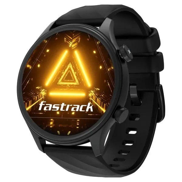 Fastrack Smart Watch 3.63 cm AMOLED 38153NP01 Fastrack Optimus 2 Pro Black