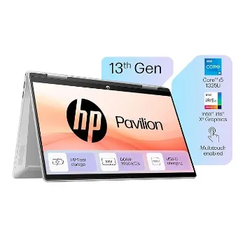 HP Convertible Laptop i5-1355U,16GB DDR4,1TB SSD,WIN11,MSO,24 HP Pavilion x360 HP Pavilion x360 ek1149TU SILVER