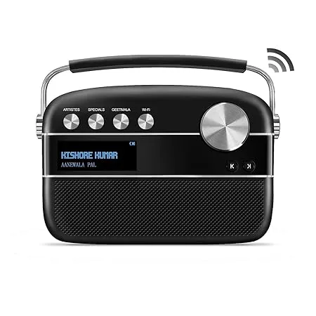 Saregama Bluetooth Speaker Carvaan Black Wifi2.0 (old Mrp 8990)