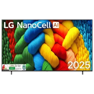 LG 4K Ultra HD TV 218 cm (86 inches) NanoCell 86NANO85A6A Black