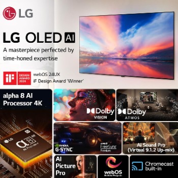 LG OLED TV 164 cm (65 inches) OLED65B46LA Black