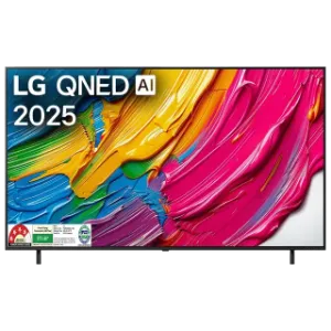 LG 4K Ultra HD TV 189 cm (75 inches) 75QNED8BA6A Black