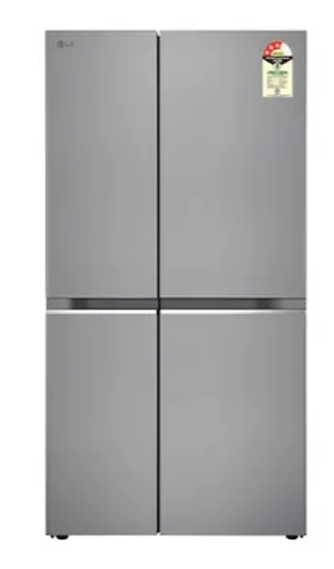 LG Side By Side Refrigerator 650 Litres Convertible 3 Star Wi-Fi GL-B257HPZ3 Shiny Steel