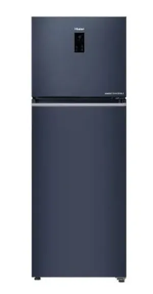 Haier Double Door Refrigerator 358 Litres Convertible 3 Star HRF-4083BLGK-P Graphite Black