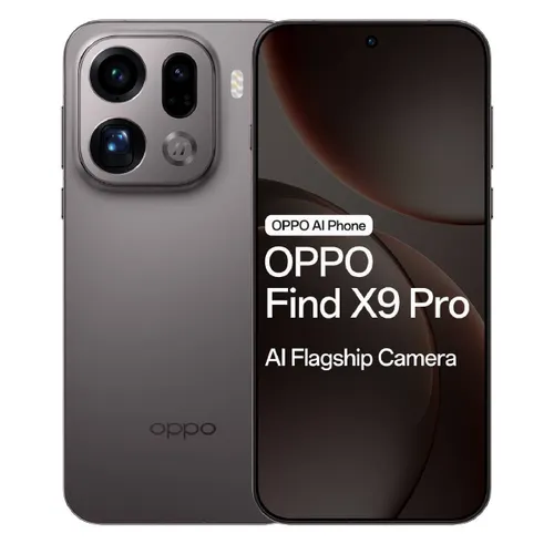 Oppo Android Smartphone Find X9 PRO 5G (16GB RAM, 512GB ROM) CPH2797 Titanium Charcoal